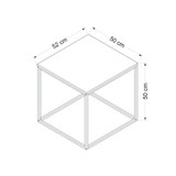 Hanah Home Stol za kafu-kavu Basak - Orah  Hanah Home Stol za kafu-kavu Basak - Orah