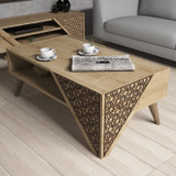 Hanah Home Stol za kafu-kavu Beril – Hrast  Hanah Home Stol za kafu-kavu Beril – Hrast