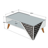 Hanah Home Stol za kafu-kavu Beril – Hrast  Hanah Home Stol za kafu-kavu Beril – Hrast