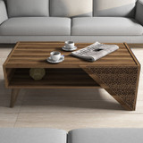 Hanah Home Stol za kafu-kavu Beril - orah  Hanah Home Stol za kafu-kavu Beril - orah