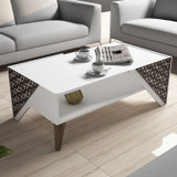 Hanah Home Stol za kafu-kavu Beril – Bijela  Hanah Home Stol za kafu-kavu Beril – Bijela