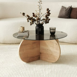 Hanah Home Stol za kafu-kavu Bubble - hrast safir, dim 