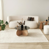 Hanah Home Stol za kafu-kavu Bubble - hrast safir, dim  Hanah Home Stol za kafu-kavu Bubble - hrast safir, dim