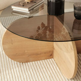 Hanah Home Stol za kafu-kavu Bubble - hrast safir, dim 