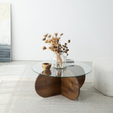 Hanah Home Stol za kafu-kavu Bubble 2 - Orah 