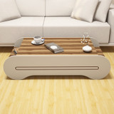 Hanah Home Stol za kafu-kavu Cool - orah, krem  Hanah Home Stol za kafu-kavu Cool - orah, krem