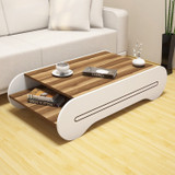 Hanah Home Stol za kafu-kavu Cool - orah, bijela  Hanah Home Stol za kafu-kavu Cool - orah, bijela