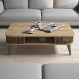 Hanah Home Stol za kafu-kavu Eylül - Hrast  Hanah Home Stol za kafu-kavu Eylül - Hrast