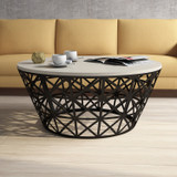 Stol za kafu-kavu Stil Metal Ferforje - Krem