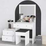 Stol za sminkanje Lijepo - Bijelo