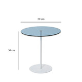 Bočni stolići Chill-Out - bijela, plava