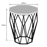 Bočni stolići Sofija – Bijela