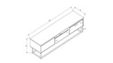 Hanah Home TV stalak Belinda 180 