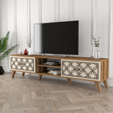 Hanah Home TV stalak Klasa - orah, krem  Hanah Home TV stalak Klasa - orah, krem
