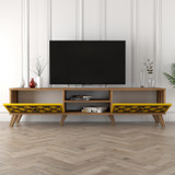 Hanah Home TV stalak Klasa - orah, žuta 