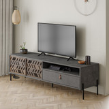TV stalak Dionis - Retro siva