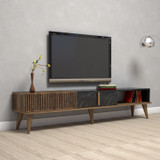 Hanah Home TV stalak Milano - orah, crni 