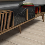 Hanah Home TV stalak Milano - orah, crni 
