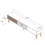 Hanah Home TV stalak Milan Alt - orah, antracit  Hanah Home TV stalak Milan Alt - orah, antracit