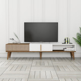 Hanah Home TV stalak Milan Alt - orah, bijeli 