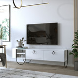 Hanah Home TV stalak Norfolk TV stalak - bijeli 