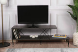 Hanah Home TV stalak Ulica - tamno smeđa 