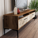 TV jedinica Istanbul - orah, bijeli mermer TV jedinica Istanbul - orah, bijeli mermer