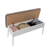 Produživi set stolova i stolica (4 komada) Vina 0701 - Soho, Bijela