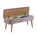 Produživi set stolova i stolica (5 komada) Vina 0701 - 4 -
  Orah,
  Siva