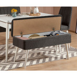 Produživi set stolova i stolica (5 komada) Vina 1053 - 4 -
 Antracit,
 Bijela