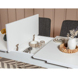 Produživi set stolova i stolica (5 komada) Vina 1053 - 4 -
  Antracit,
  Bijela