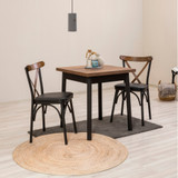 Set stolova i stolica (3 komada) OLİVER-KARE-BRK.SYH