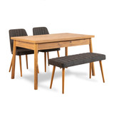 Set stolova i stolica (4 komada) Costa Atlantice-Antracit