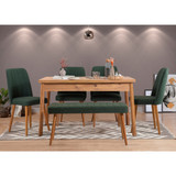 Set stolova i stolica (6 komada) Costa Atlantic Green