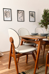 Set stolova i stolica (6 komada) Dodir (4S-1B)