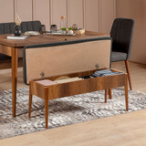 Klupa Vina Bench antracit, orah