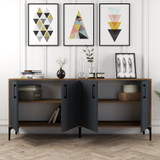 Komoda Kijev - orah, antracit Komoda Kijev - orah, antracit