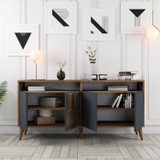 Komoda Milano 160 - orah, antracit