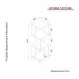 Polica za knjige Levander