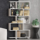 Polica za knjige Nilüfer – Bijela