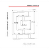 Polica za knjige Sarmaşık - Wenge