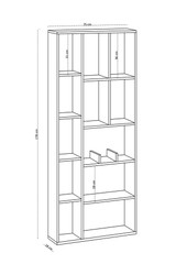 Polica za knjige Uran - DEC0068