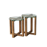 Stolici za kafu-kavu (2 komada) Amalfi - Orah