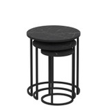 Stolici za kafu-kavu (3 komada) Gloria – Crna