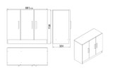 Set uredskog namještaja VO12 - BA