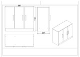 Set uredskog namještaja VO19-BA