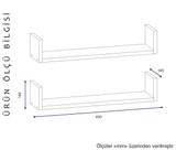 Zidna polica İris – Bijela
