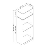 Ormar Kelj antracit - 2229