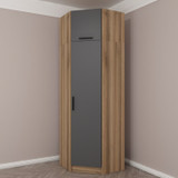 Ormar Kelj antracit hrast - 2303