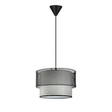 Stropna svjetiljka Torta Metal - bež, crna